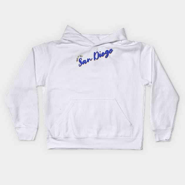 San Diego in 1850 Kids Hoodie by LB35Y5